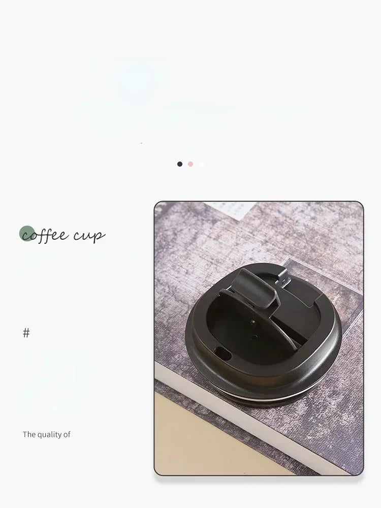 Caneca térmica de viagem de aço inoxidável 380/510ml para café, à prova de vazamento, garrafa térmica, chá, café, garrafa térmica a vácuo, copos isolados, quente