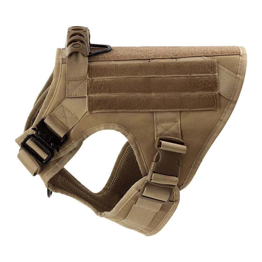 Conjunto de peitoral e guia para cães grandes, colete de treinamento para pastor alemão malinois, colete e coleira para cães de médio e grande porte
