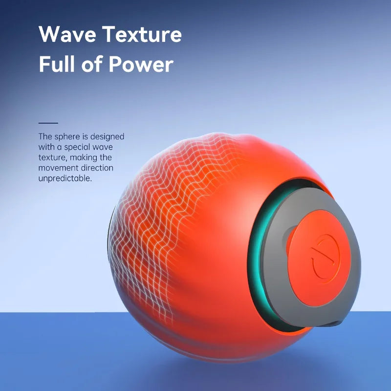 Novo brinquedo interativo para gatos, bola rolante automática com cauda falsa, brinquedo elétrico inteligente recarregável para animais de estimação, treinamento para cães e gatos, imitação de rato