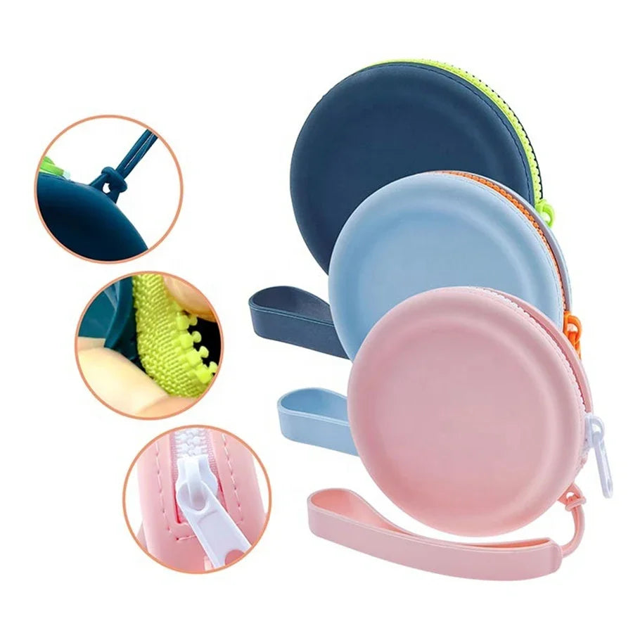 Bolsa de treinamento para petiscos de cachorro, bolsa portátil de silicone para petiscos de cachorro com cordão e gancho para armazenamento de suprimentos para caminhadas ao ar livre