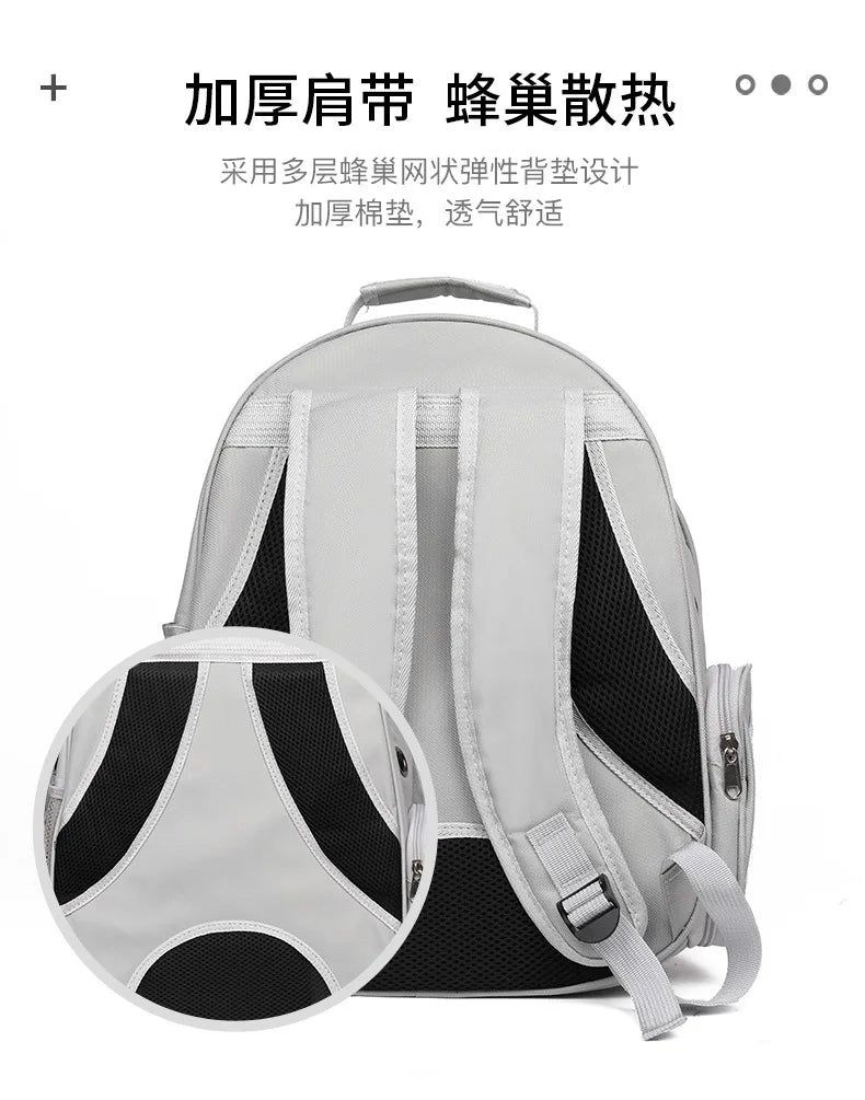 2025 Nova Cápsula Espacial Transparente Bolsa para Gatos Bolsa de Ombro Respirável Bolsa Portátil para Gatos Suprimentos para Animais de Estimação Mochila para Animais de Estimação