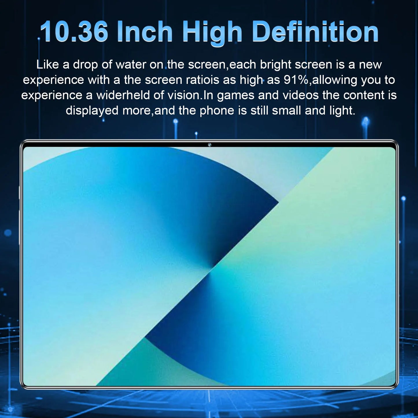 Tablet Android 2025, 20000mAh, 10,36 polegadas, versão global, 22 GB + 2 TB, nova rede, 14 núcleos, Android 13.0, Wi-Fi