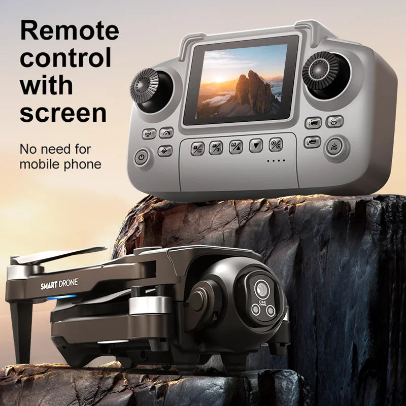 2025 Novo D18 Drone 8K Fotografia Aérea HD com Câmera Dupla Inteligente Prevenção de Obstáculos Sem Escovas Dobrável Quadricóptero Brinquedos