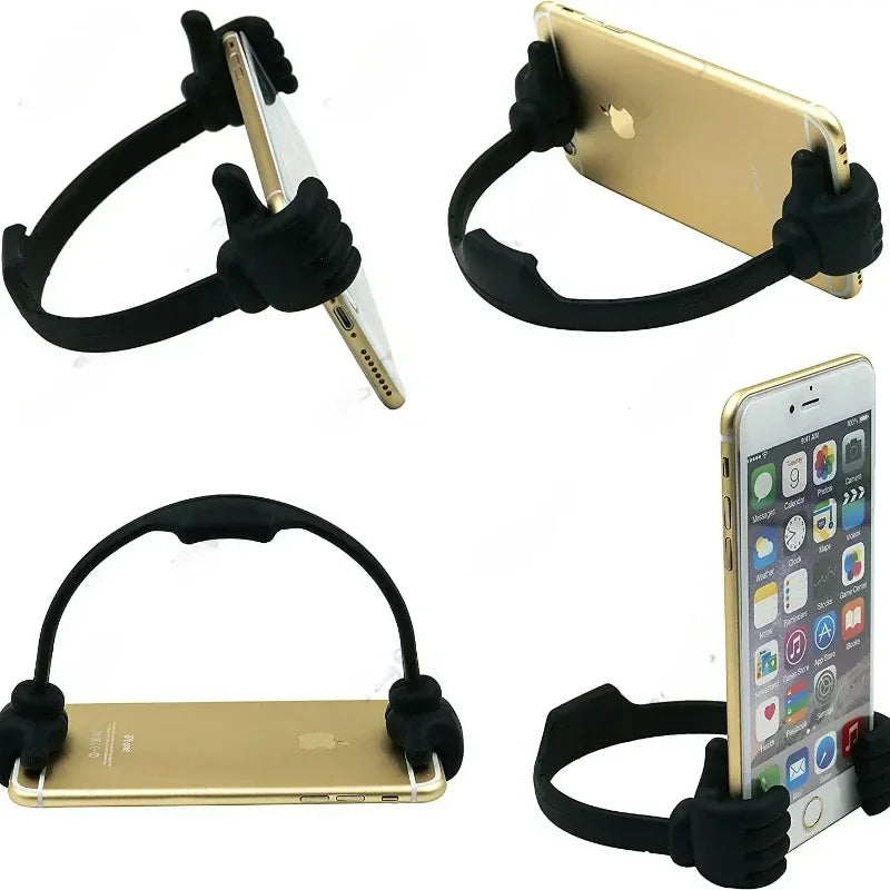 Suporte para celular com polegar para cima -