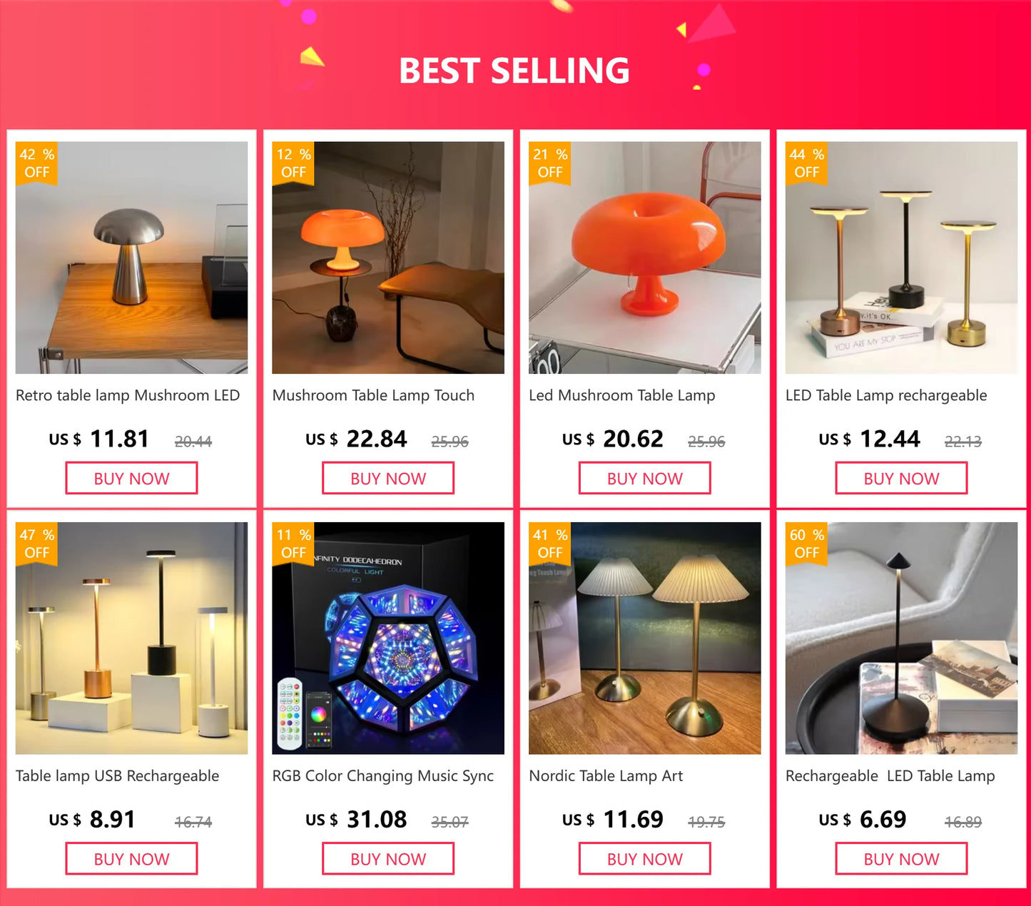 Abajur de mesa USB recarregável sem fio, abajur com luz noturna sensível ao toque, decoração para casa, abajur retrô portátil para quarto