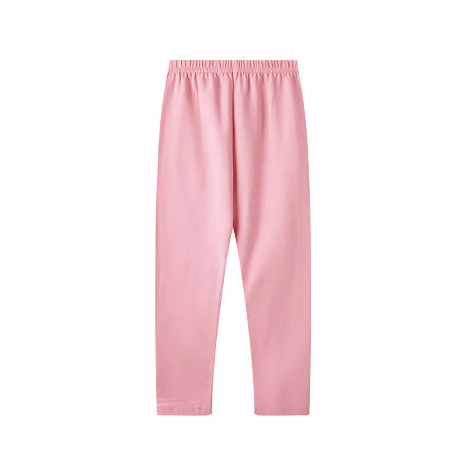 Kids Girl Leggings Soft Elastic Cotton Kids Leggings Solid Colour Girls Skinny Pants Comfortable wearable Kids Trousers Clothing