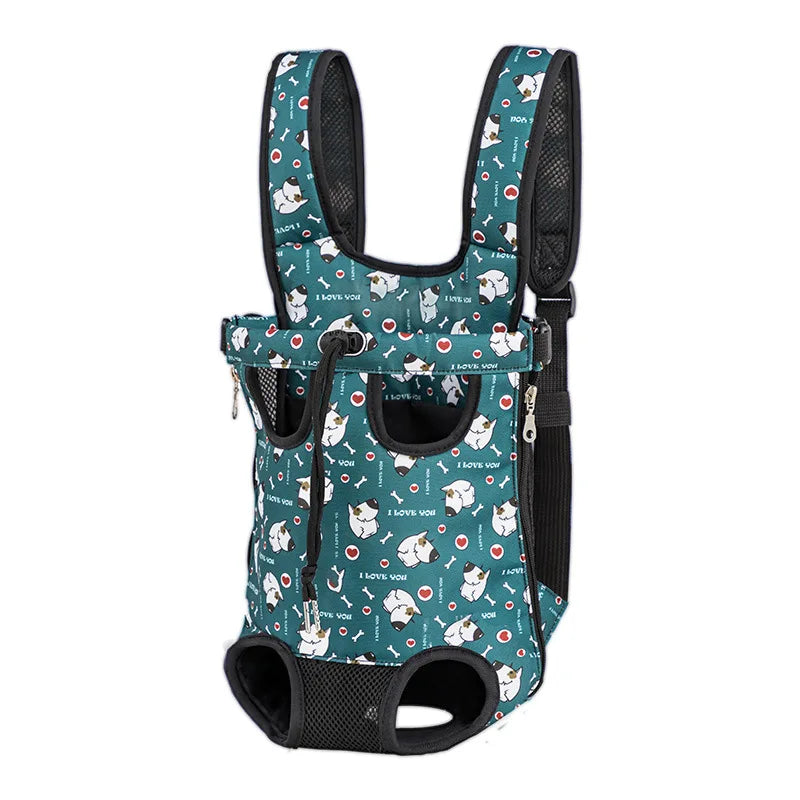Bolsa de transporte ajustável para gatos, mochila de ombro duplo para animais de estimação, bolsa portátil para viagens ao ar livre, acampamento, caminhada, bolsa para gatos e cachorros