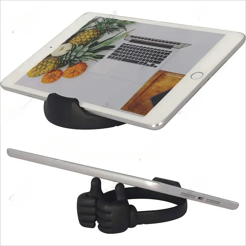 Suporte para celular com polegar para cima -