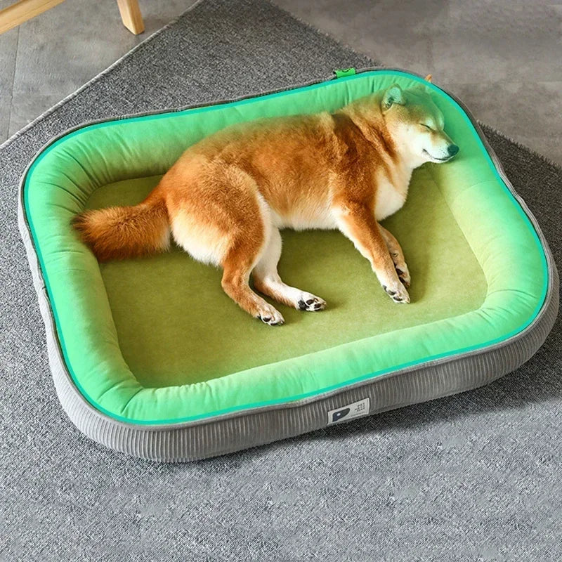1PC Winter Warm Dog Bed Soft Memory Foam Pet Sleeping Mat for Small Medium Dogs Cats Removable Non-slip Dog Kennel Pet Supplies