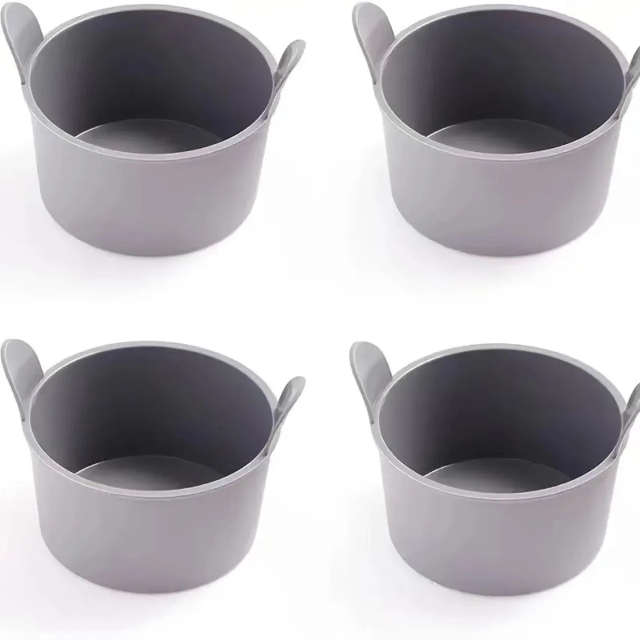 1 peça/4 peças de molde de silicone para fritadeira a ar, copos para cozimento de ovos