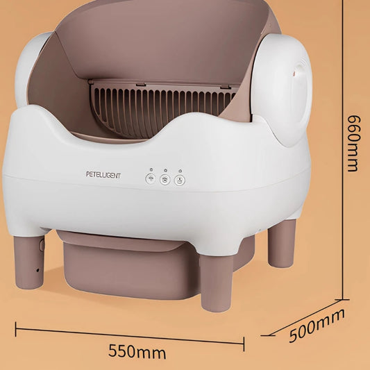 Smart Cat Litter Box Automatic Cat Toilet Self Cleaning Odor Control Large Capacity Waste Disposal Pet Accessories Products