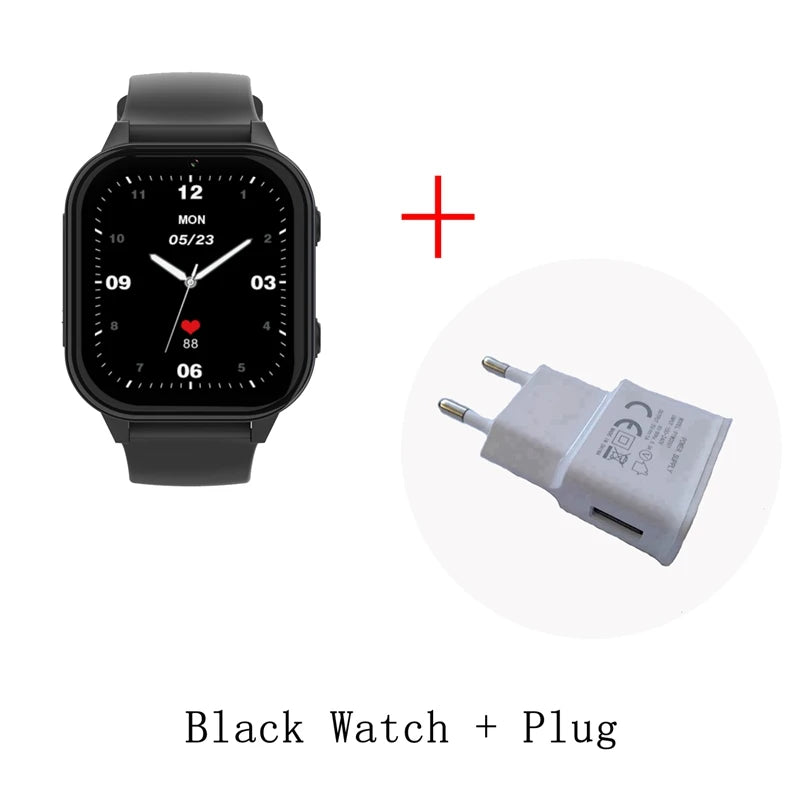 Relógio inteligente infantil Wonlex 4G SOS GPS WiFi Relógio de pulso Whatsapp KT19Pro Android 8.1 com câmera de chamada de vídeo Monitor Smartwatch infantil