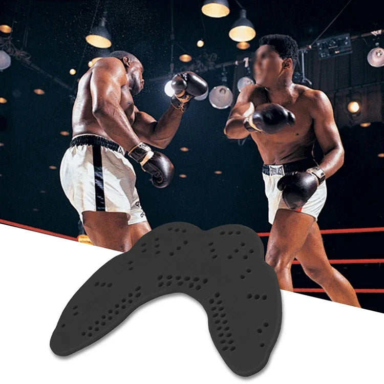 Protetor de dentes para atletas de boxe, 1 peça, boxe, MMA, rúgbi, basquete, futebol, hóquei