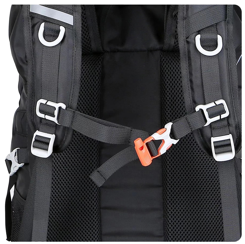 Mochila de caminhada WESTTUNE 50L com capa de chuva, bolsa multifuncional para montanhismo, mochila para atividades ao ar livre, para viagens, trekking e acampamento