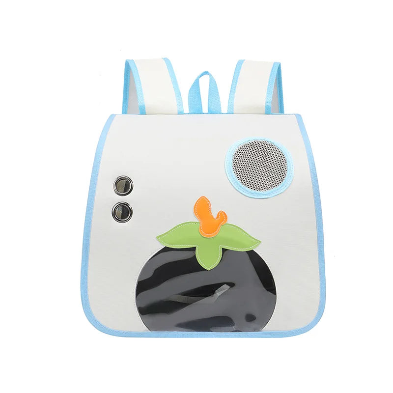 Mochila para gatos, nova chegada, grande capacidade, desenho animado, leve, mochila para animais de estimação, xadrez, respirável