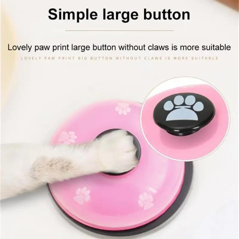 1 peça de brinquedo para treinamento de animais de estimação, jantar pequeno, sino, pegada, brinquedo para cachorro, chamada de cachorro, acessórios para cachorros, brinquedos para animais de estimação