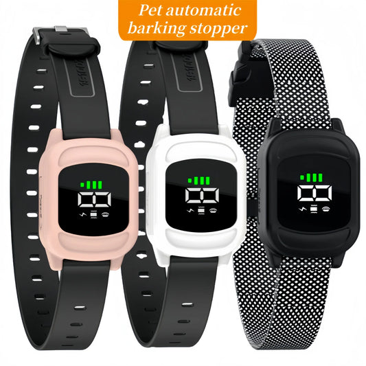 Automatic Anti Barking Dog Collar,IP67 Waterproof, Rechargeable Type-C Bark Stopper,Stop Barkin,Electric Training Collar for Dog