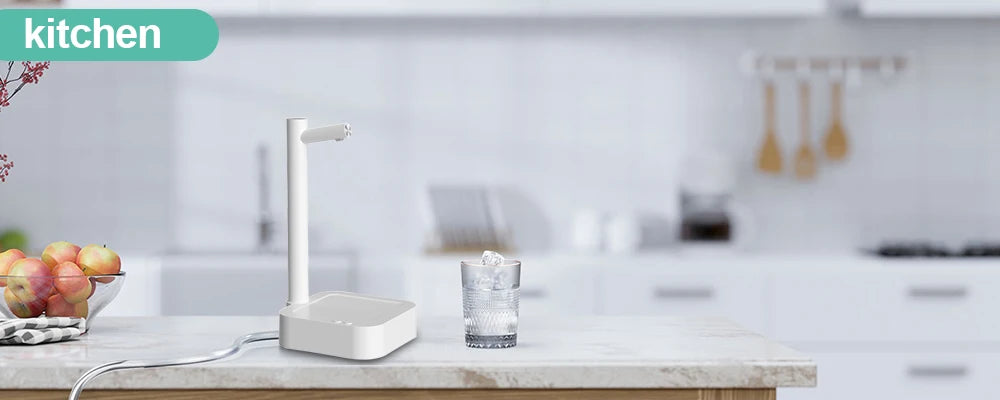 Bomba de água de galão, dispensador elétrico portátil de água para acampamento doméstico, garrafa de água potável automática inteligente, bomba de galão
