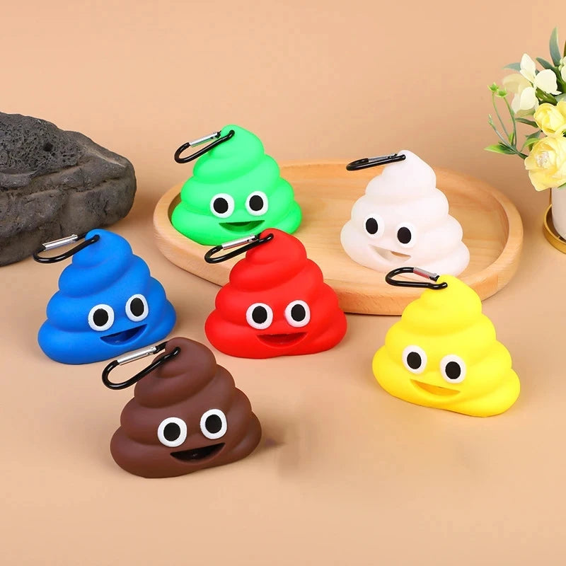 Sacos de lixo portáteis personalizados para caminhada ao ar livre, suporte para sacos de lixo para cães de estimação, dispensador sem sacos de lixo