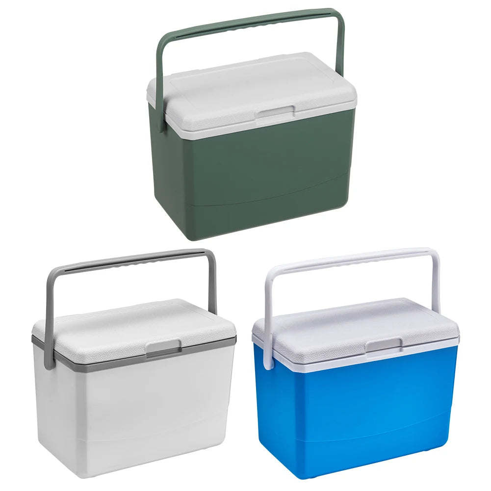 Caixa térmica portátil com isolamento térmico de 3 litros e alça para piquenique, balde de gelo, caixa térmica para armazenamento de alimentos e camping