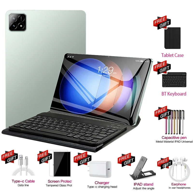 2025 novo original pad 7s pro tablet pc10.1 snapdragon 8 gen2 android14 pulgadas mi tab 22gb + 2tb duplo sim 5g wifi gps tabletas