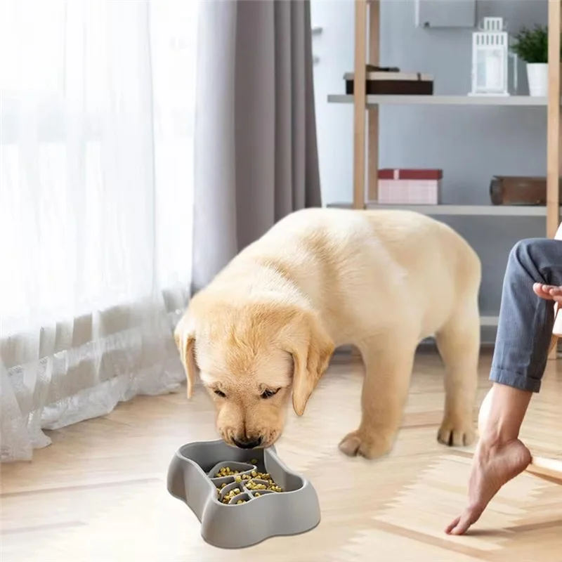 Tigela de comida lenta para cães A13U, tigela de sucção para animais de estimação, tigela de silicone anti-asfixia, alimentador lento para cães, tigelas de alimentação lenta para uma dieta saudável