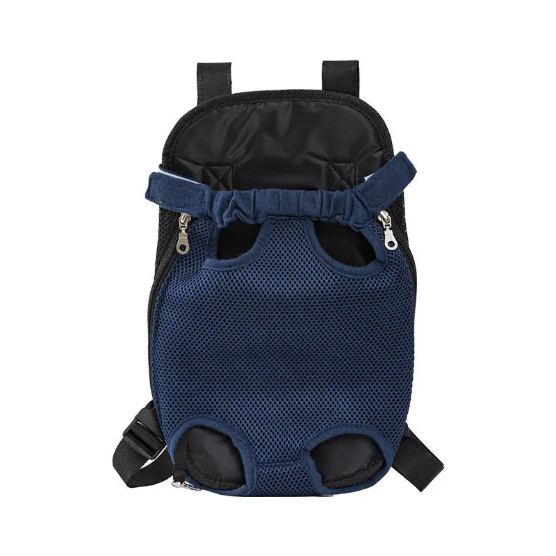 Mochila de transporte para cães de estimação, bolsa frontal de malha respirável e portátil para viagem, para cães pequenos e gatos, uso ao ar livre
