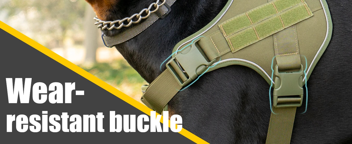Arnês tático para cães, colete de treinamento para animais de estimação, Doberman Pinscher, arnês para cães de pequeno, médio e grande porte, à prova de explosão