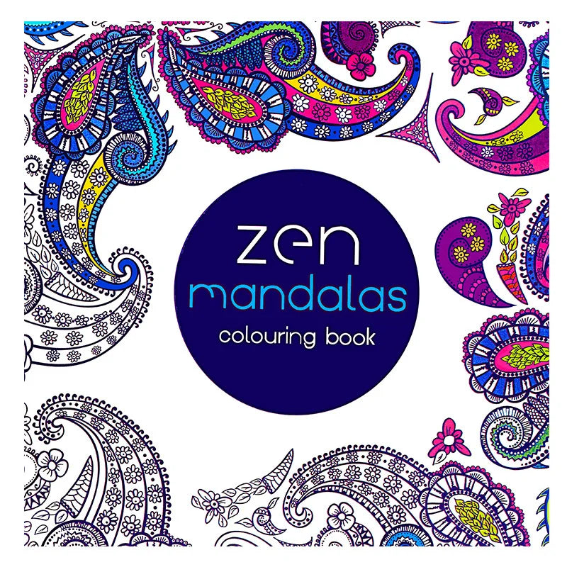 Livro de colorir de 24 páginas para crianças e adultos, alívio do estresse, matar o tempo, pintura faça você mesmo, livro de desenho, pintura, brinquedos educativos para crianças