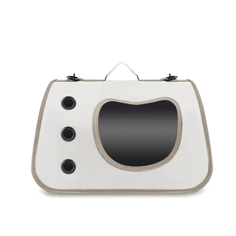Bolsa de transporte portátil para animais de estimação para cães e gatos pequenos, bolsa dobrável para gatos ao ar livre, bolsa de ombro respirável para gatos, bolsa de transporte para gatinhos