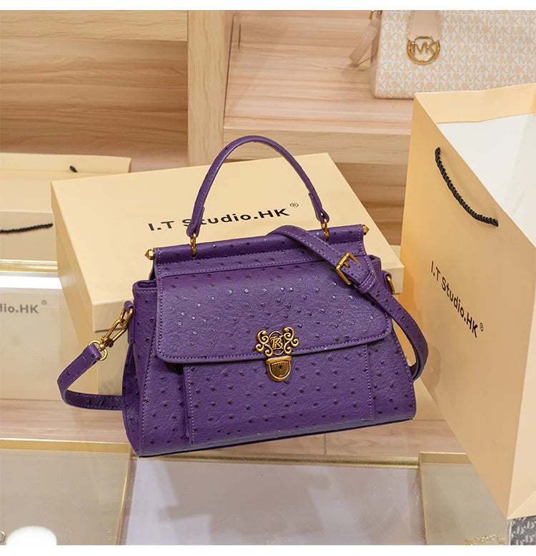 Bolsa feminina grande capacidade 2025 nova outono e inverno de alta qualidade sensação leve luxo designer moda ombro crossbody