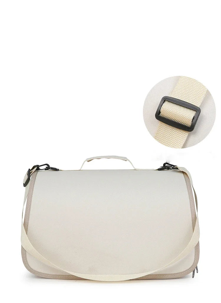 Bolsa para gato de estimação, bolsa portátil para cachorro, mochila respirável para transporte de cães pequenos, dobrável para gatos, bolsa de transporte para viagens em grandes espaços