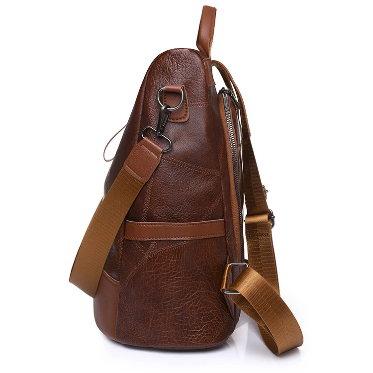 Mochila feminina da moda, bolsa de ombro, bolsa de viagem multifuncional, bolsa de mão, bolsa de mão, adequada para diferentes cenários