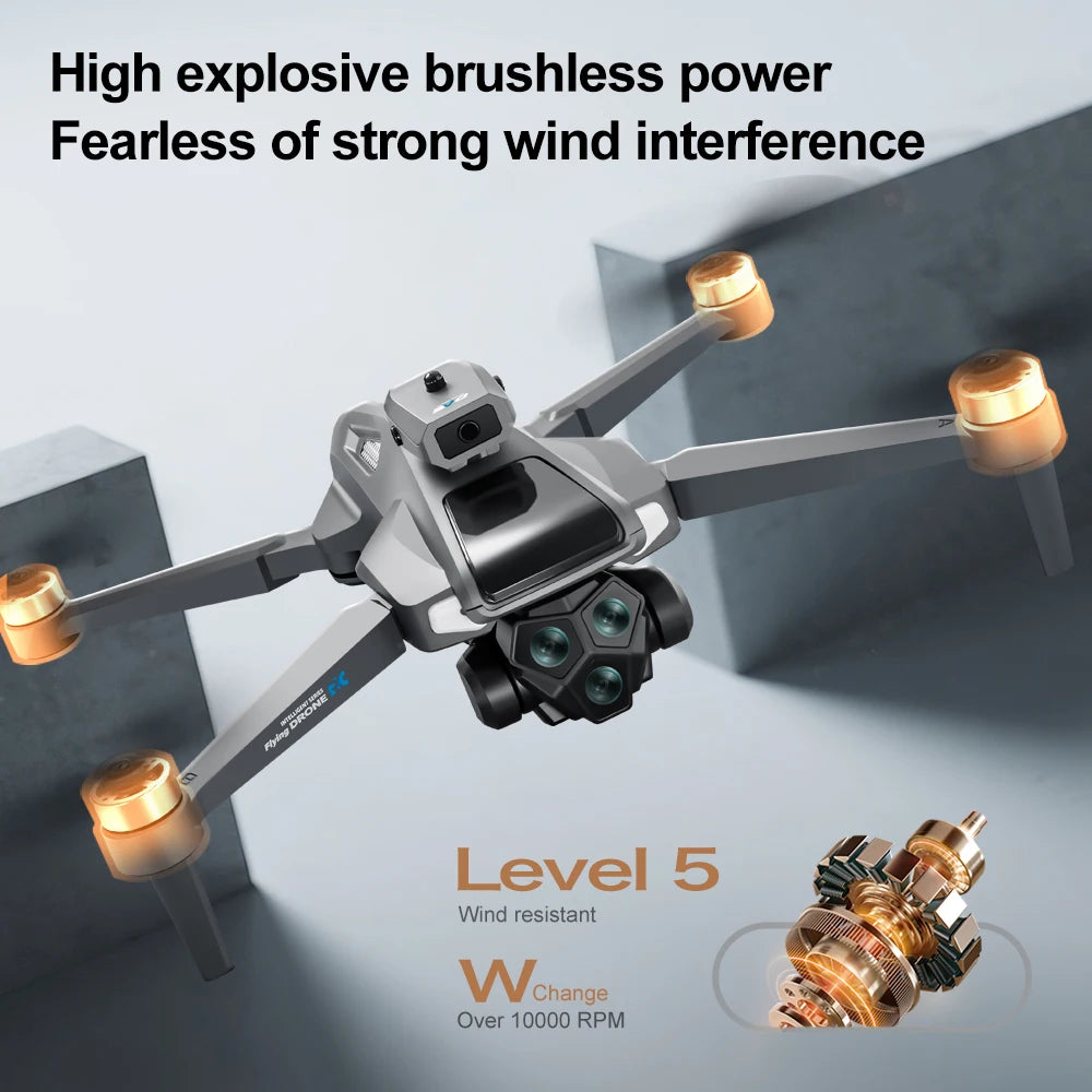 Novo drone 2025 com controle de tela flutuante, ESC duplo, câmera HD 4K, voo de 30 minutos, 5G, Wi-Fi, GPS, fluxo óptico de retorno, brinquedo RC sem escovas