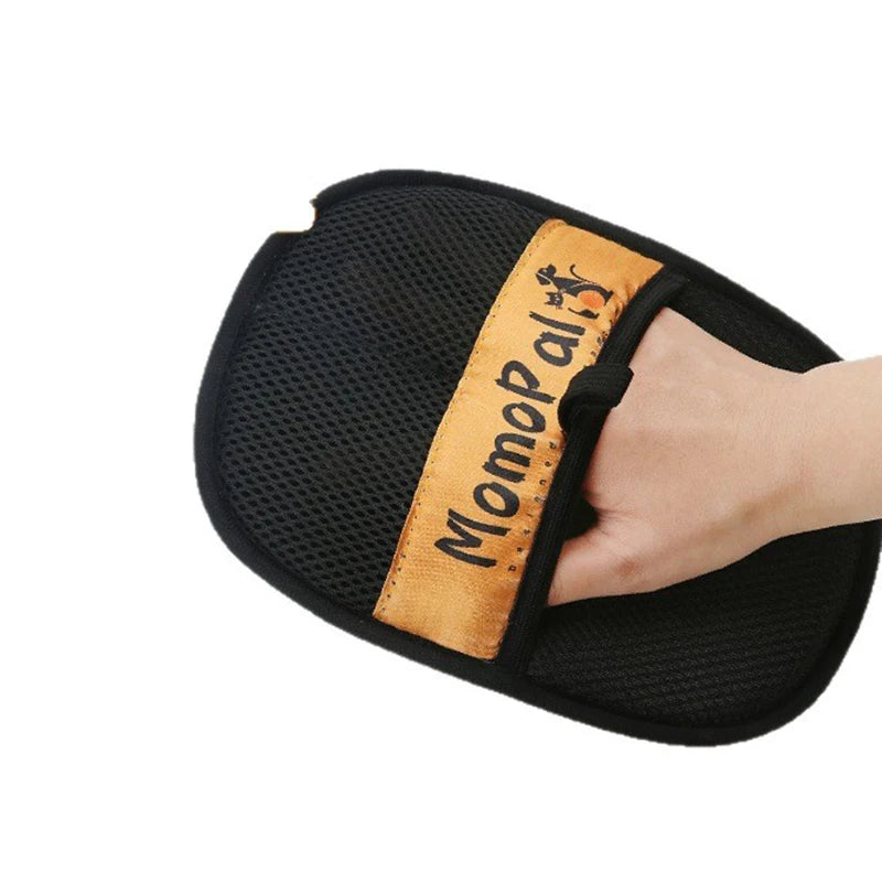 Luvas de tosa para animais de estimação atualizadas, escova de pelos de gatos, luvas para remoção de pelos de animais de estimação, escova dupla, ferramenta de limpeza antiestática para gatos, luvas para remoção de pelos