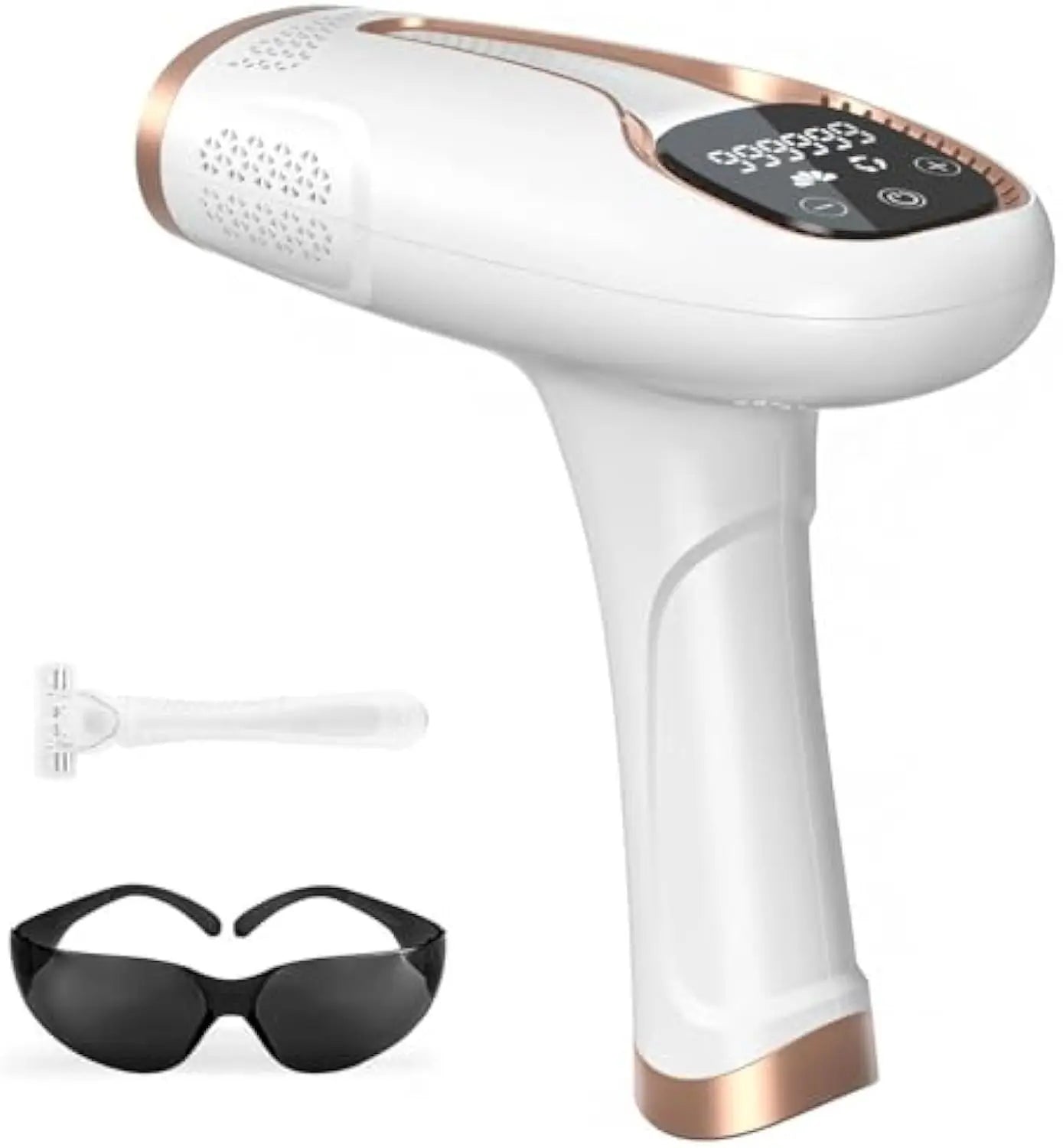 Sistema de depilação IPL para mulheres 990000 flashes Dispositivo depilador a laser permanente indolor para corpo, biquíni e removedor de pelos faciais em