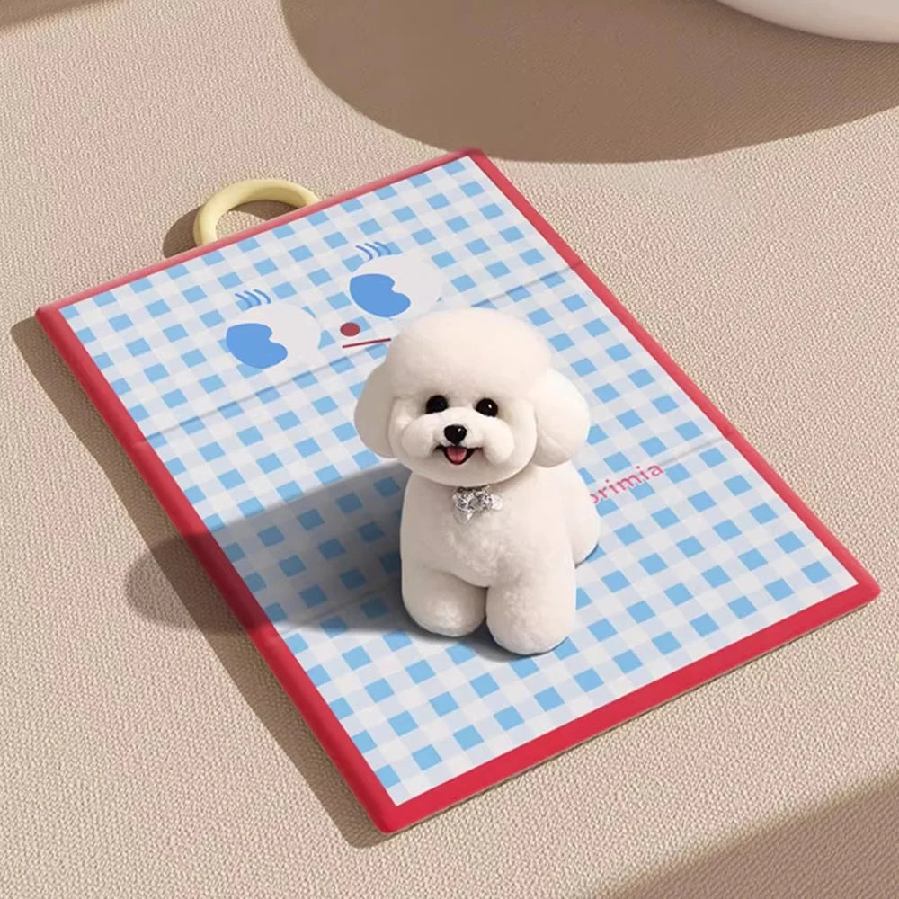 Cama para cães e gatos atualizada 2025 - Colchão para dormir - Impermeável, antiderrapante, dobrável, multifuncional, para ambientes internos e externos