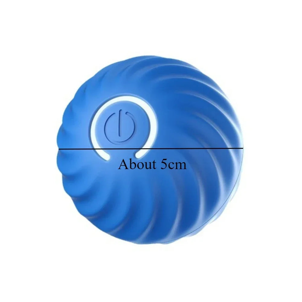 Bola de brinquedo para cachorro com movimento automático, bola de brinquedo inteligente USB com salto giratório e brinquedo interativo para mastigar cachorro, bola de brinquedo para filhotes