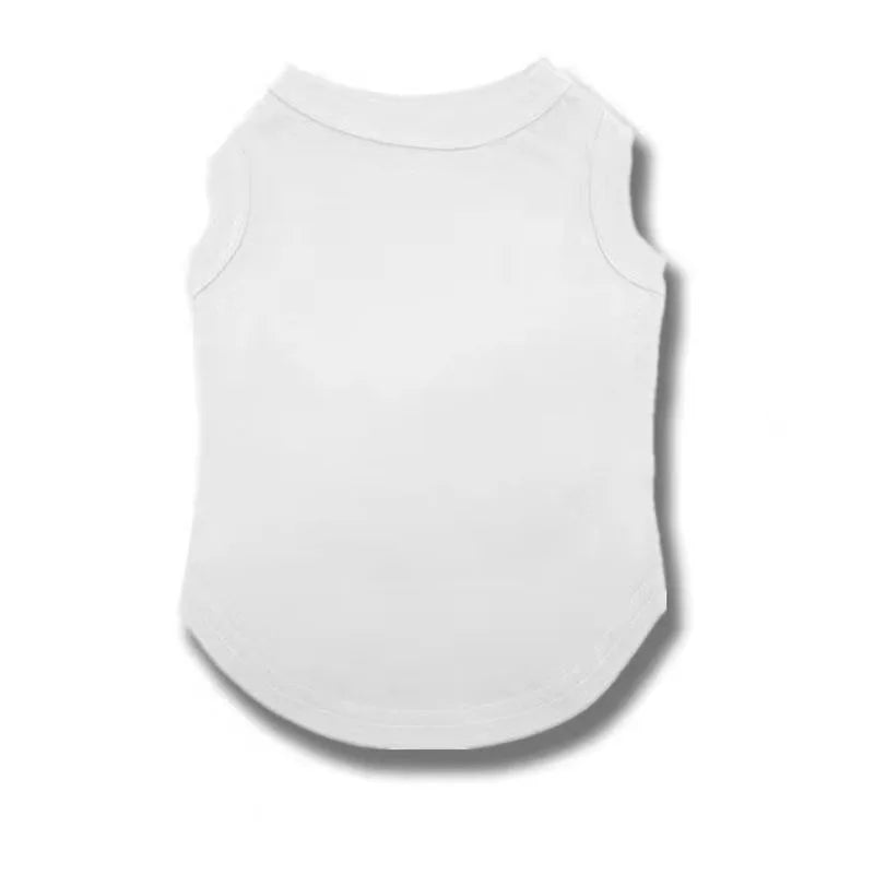 Roupas para animais de estimação de cor sólida, camisa para filhotes, camiseta para cachorro, colete macio e confortável e respirável para cães, roupas de verão para animais de estimação
