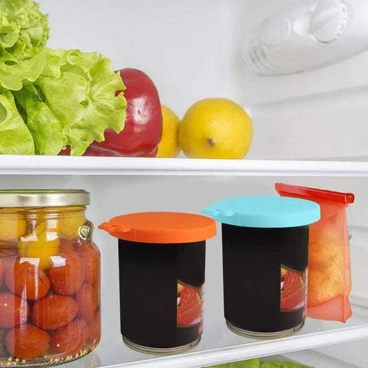 Pet Food Can Silicone Cover Dogs Cats Storage Tin Cap Lid Seal Food Tin Fresh-keeping Cover Pet Supplies pet shop