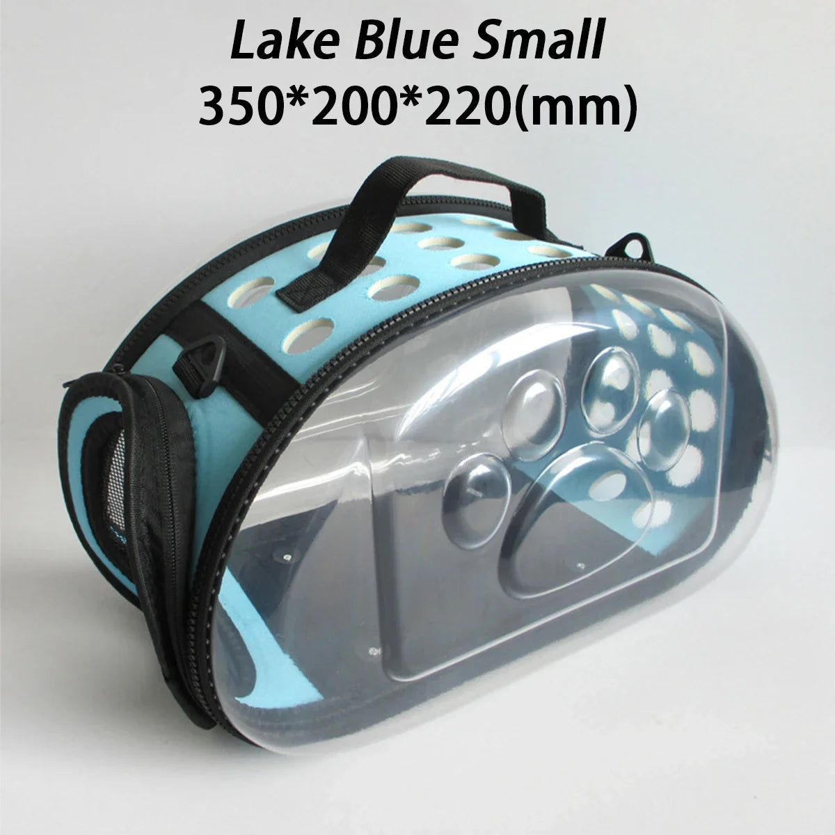 Bolsa de ombro para animais de estimação, bolsa de transporte para gatos, bolsa respirável para viagem ao ar livre, cápsula transparente para filhotes e gatinhos, bolsa de ombro portátil