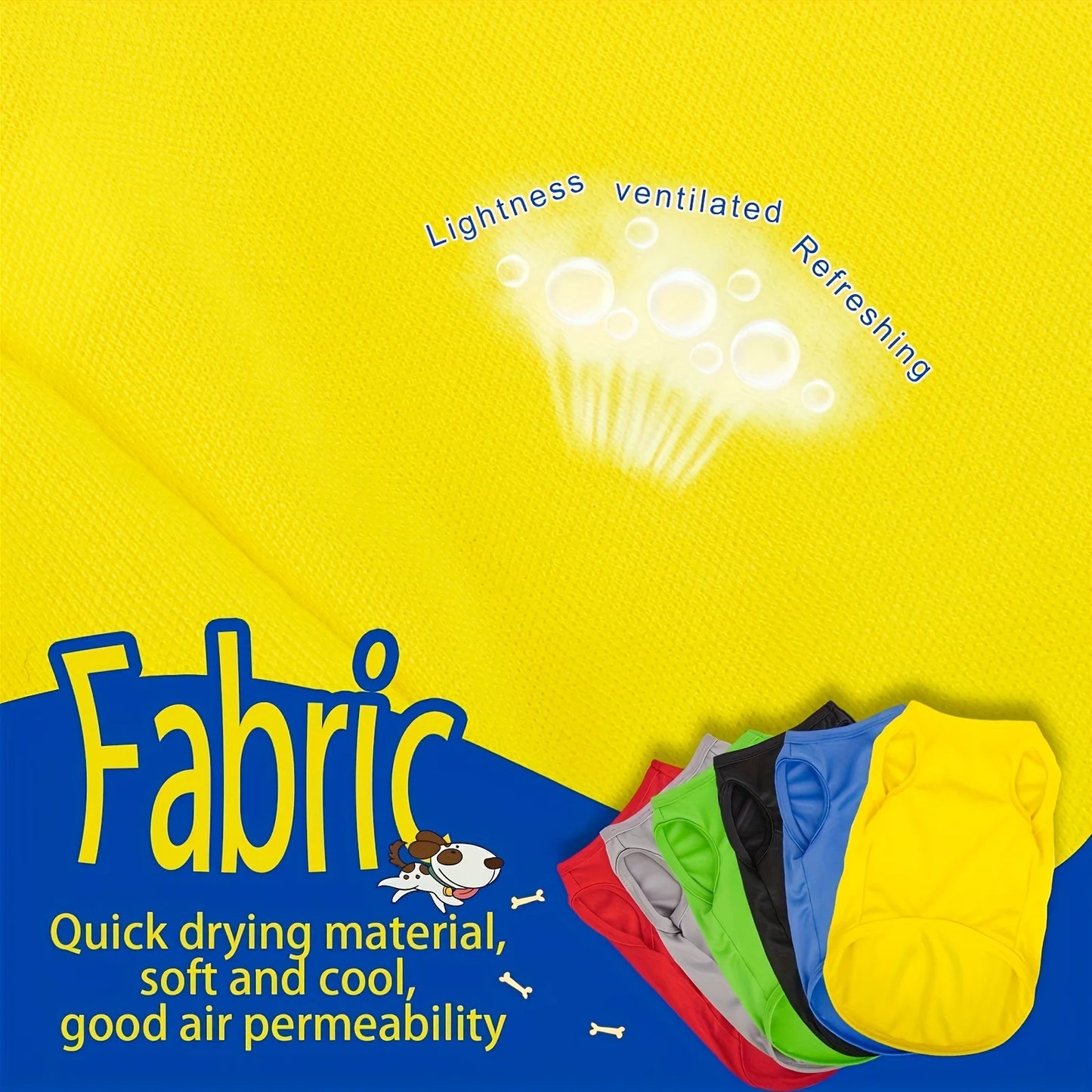 Roupas para animais de estimação de cor sólida, camisa para filhotes, camiseta para cachorro, colete macio e confortável e respirável para cães, roupas de verão para animais de estimação