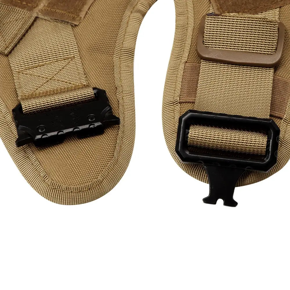 Conjunto de peitoral e guia para cães grandes, colete de treinamento para pastor alemão malinois, colete e coleira para cães de médio e grande porte