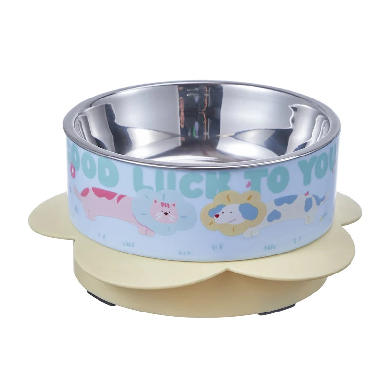 Tigela para alimentação individual de animais de estimação com grande capacidade. Design removível para fácil limpeza. Essencial para animais de estimação. Tigela para animais de estimação.