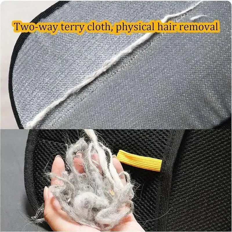 Conjunto de ferramentas para remoção de pelos de animais de estimação, luvas reutilizáveis ​​para remoção de pelos estáticos, luvas de dupla face para remoção de pelos de cães e gatos para carpetes e sofás