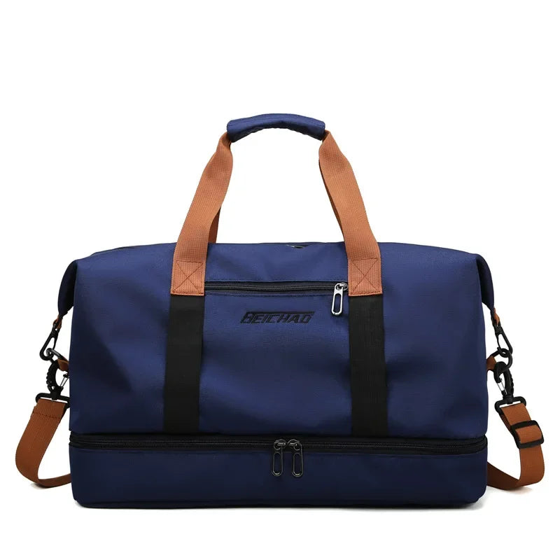 Bolsa de ginástica para viagem, bagagem para curta distância, bolsas de fitness portáteis, bolsa de ombro transversal, bolsa de peito, bolsas de mão, bolsa de mão para viagem, bolsa de fim de semana