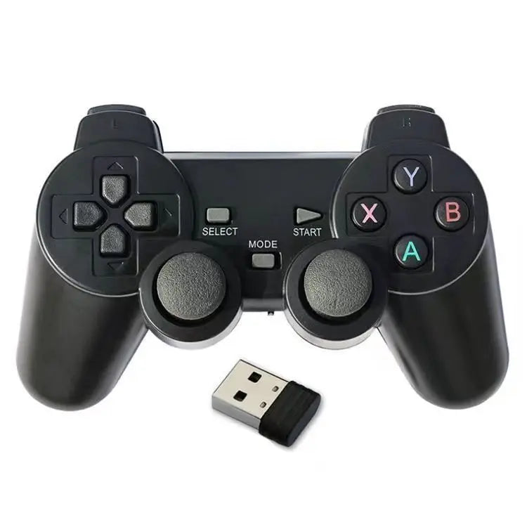 Controle de jogo sem fio de 2,4 GHz - botões de alta precisão, modo duplo para Android TV Box e PC com Windows