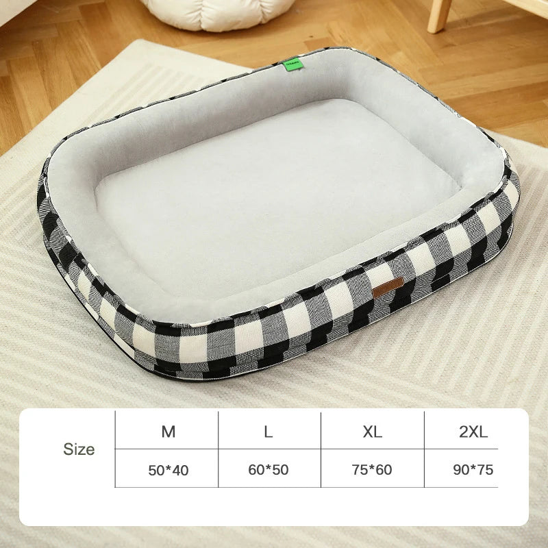 Pet Dog Bed Sofa Cat Warm Soft and Comfortable Sleeping Bed with Non-slip Design Portable Detachable Washable Pet Dog Bed Sofa