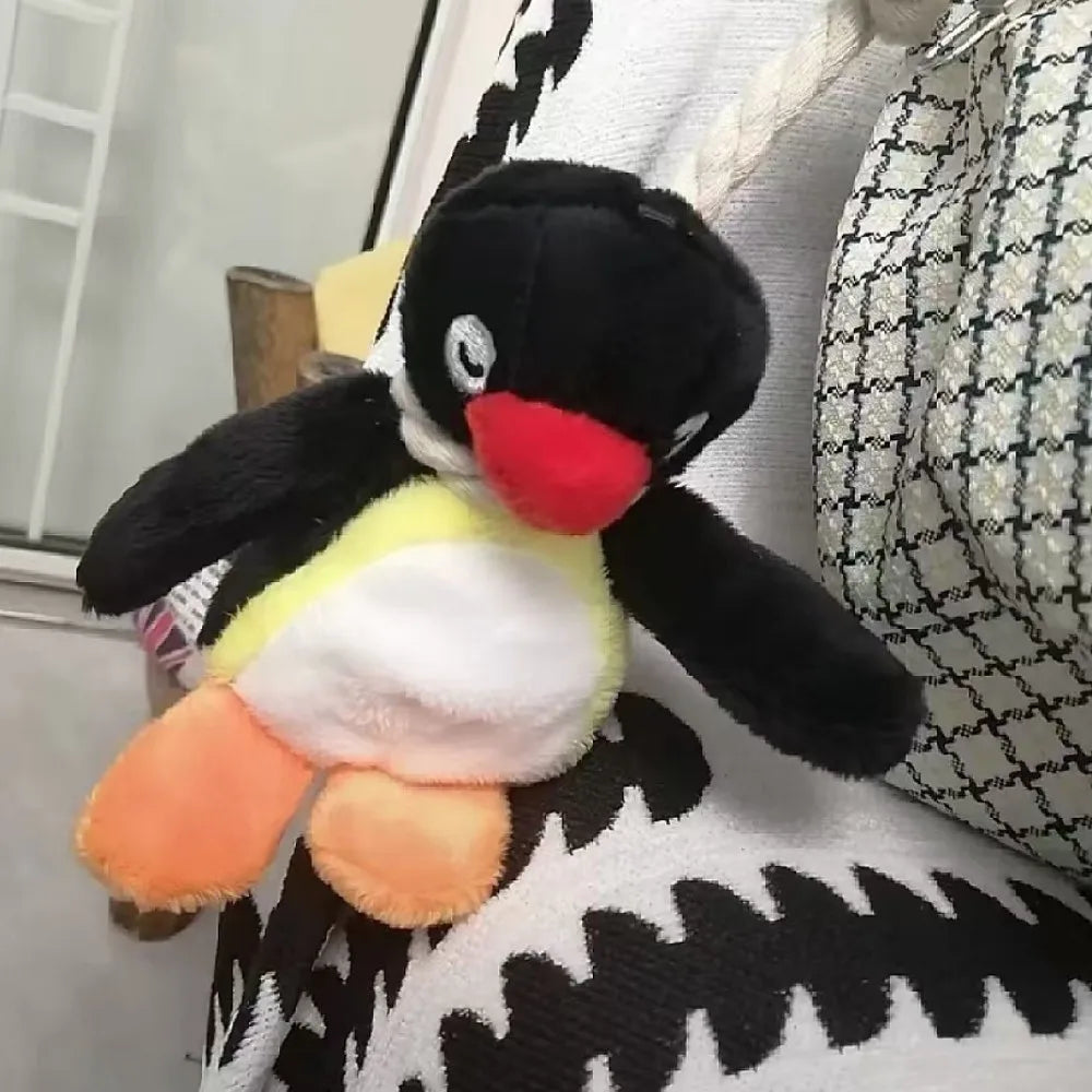 Chaveiro de pelúcia pinguim fofo de 16 cm, pingente de mochila, chaveiro criativo de animal, acessórios para bolsas femininas e femininas