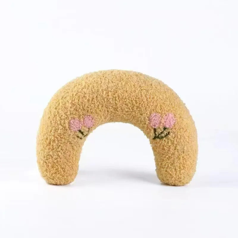 Almofada para animais de estimação, travesseiro de pelúcia para cães e gatos, almofada para dormir em lua, almofada para cães pequenos, suprimentos para animais de estimação